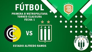 Comunicaciones vs Excursionistas  Fecha 1  Torneo Clausura [upl. by Haroppizt]