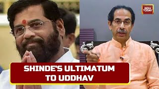 Uddhav Thackeray Speaks To Eknath Shinde On Call Rebel Claims Support Of 35 MLAs [upl. by Nellir]