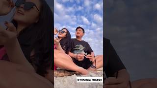 Detikdetik Denny Caknan Ajak Bella Bonita Naik Motor Di Pantai Bengkulu belbon shorts [upl. by Llenal]