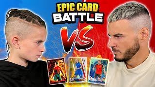 DAD VS SON CARD BATTLE BEST TEAM WINS 🔥 [upl. by Thrift]