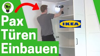 IKEA Pax Türen Einbauen amp Einstellen ✅ GENIALE ANLEITUNG Wie Tür am Pax Kleiderschrank Justieren [upl. by Hettie]