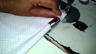 way how to install hemming folder to sewing machine [upl. by Nyar621]