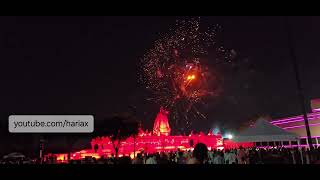 Houston Mandir fireworks 🎆 [upl. by Ttenaj]