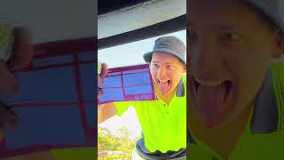 Delivery drivers ATTEMPTING delivery Part 3 auspost mailman funny skit comedy relatable [upl. by Lahcar]