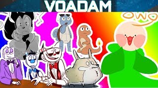 ALL VOAdam Comic Dubs from June With OwO Baldi Casino Cups Quest for the Ink Machine Pokemon and [upl. by Sykleb]