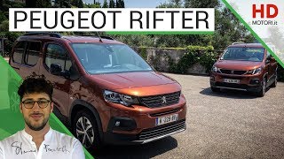 Peugeot RIFTER prova in anteprima del multispazio che diventa SUV anche 7 posti [upl. by Saum974]