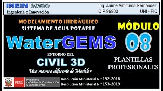 CURSO WaterGEMS  MÓDULO08 [upl. by Aryl680]