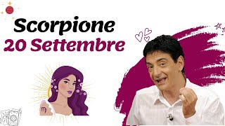 Scorpione ♏️ Loroscopo di Paolo Fox  20 Settembre 2024  Giù l’amore su il lavoro [upl. by Tamma]