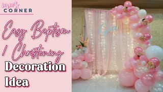 Easy Christening and Baptism Decoration Idea [upl. by Mohkos857]