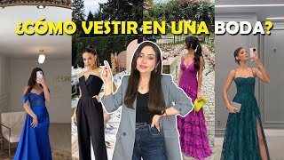 CÓMO VESTIR EN UNA BODA SI ERES INVITADA 💐 LOOKS [upl. by Nolra235]