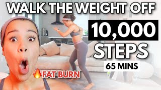 10000 Step FAST Walking Workout  1 Hour Fat Burning Endurance [upl. by Elisha]