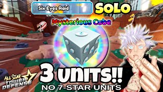 Solo Dueled Raid No 7Star Units  4 Units Full Auto Skip  Roblox All Star Tower Defense [upl. by Peih]