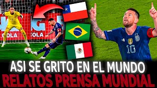 PERU vs ARGENTINA ¡Así vivió el GOLAZO de MESSI la PRENSA MUNDIAL [upl. by Bowman237]