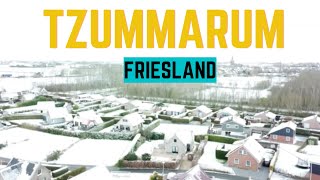 Drone Footage Tzummarum Friesland afterTheSnow2022  Shiela Piet [upl. by Hatty]