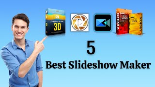 5 Best Slideshow Maker 2023  Slideshow Software for Windows [upl. by Fara]