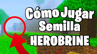 🔥 CÓMO JUGAR en la SEMILLA de HEROBRINE en MINECRAFT  Alpha 1016 [upl. by Nagek645]