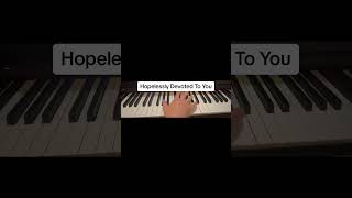 Olivia NewtonJohnHopelessly Devoted To YouPiano Cover [upl. by Theodoric]