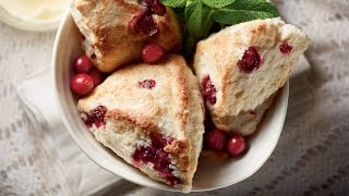 The best cranberries scones  Milk Calendar 2013 recipe [upl. by Pearline99]