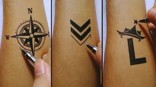 How To Make Tattoo at Home  tato temporer [upl. by Alracal]