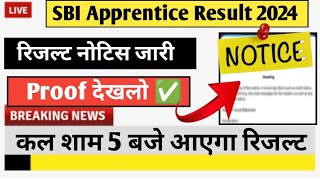 sbi apprentice result 2023sbi apprentice result 2023 kab aayega [upl. by Roberto]