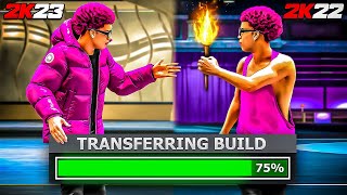 I Transferred A 69 DEMIGOD Build BACK to NBA 2K22 [upl. by Peppi]