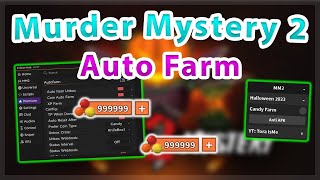 🎃HALLOWEEN Murder Mystery 2  Auto Farm Candy Script [upl. by Dewar]