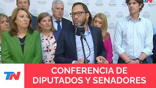 Diputados y senadores opositores convocaron a marchar por la Ley de financiamiento educativo [upl. by Ahseenat]