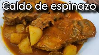 GUISADO DE ESPINAZO EN SALSA ROJA CON PAPAS LA RECETA [upl. by Eahc]