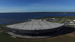 Aerial view of Lakeview Amphitheater  Video by Kate Collins [upl. by Htedirem268]