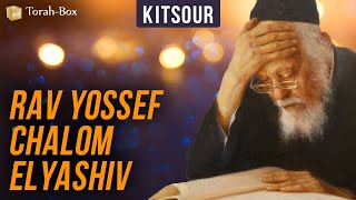 RAV ELYASHIV 102 ANS DE TORAH PURE KITSOUR [upl. by Lennaj988]