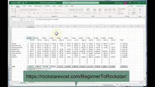 Create an Expense Tracker in Excel in 14 Minutes [upl. by Rochester]