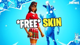 How to get Krisabelle Skin for FREE Fortnite Winterfest [upl. by Erdied]