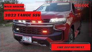 2022 Chevy Tahoe Fire Command for Bemidji MN Fire Dept  Full WHELEN CORE Walk Around and Tour [upl. by Derrik]