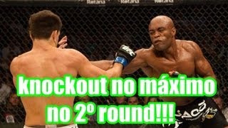 UFC 153 Silva vs Bonnar  Anderson Silva x Stephan Bonnar  knockout no 2º round  Simulação [upl. by Eckel410]