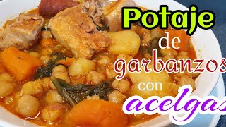 Potaje de garbanzos con acelgas 🍲 [upl. by Animsay]