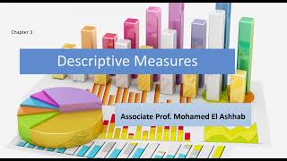 3 Mean  Median  Mode  Range  Variance  Sigma Descriptive Statistics Measures شرح [upl. by Gilus]