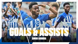 AFCON Winner Adingra’s Brighton Goals amp Assists 🇨🇮🤩 [upl. by Otrebmal]