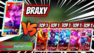 BRAXY VS TOP 1 INDONESIA CHOU TRASHTALKER  WHO WILL WIN [upl. by Brennan]