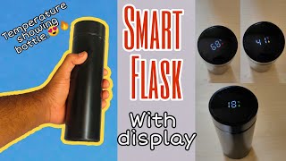 Flask With LED Temperature Display Smart Water Bottle [upl. by Pacificia]