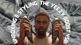 UNBOXING amp STYLING THE YEEZY BOOST 450 [upl. by Akerdnahs]