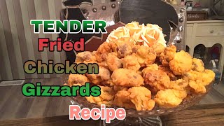 TENDER Fried chicken Gizzards recipe [upl. by Preiser]