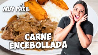 Como hacer Carne encebollada  Recetas Fáciles [upl. by Callista]