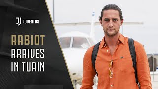 Adrien Rabiot arrives in Turin [upl. by Analad518]