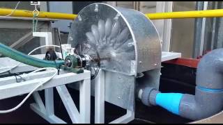 2 kW Pelton wheel turbine  Final year project Stellenbosch engineering [upl. by Ahseei]