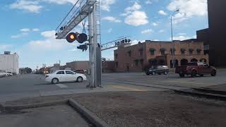 RCPE Railroad Engine 3452 leads for picking up Bentonite cars [upl. by Fry]