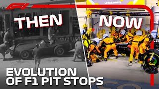 The Evolution Of F1 PitStops  DHL [upl. by Llebanna]