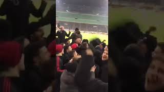 AC Milan fans new chant for Krzysztof Piatek [upl. by Erdnassak]