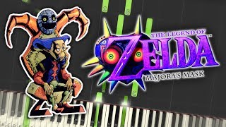 The Legend of Zelda Majoras Mask  Mayors Office Theme Piano Tutorial Synthesia [upl. by Enirhtac]