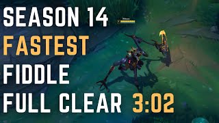 SEASON 14 Fastest Fiddlesticks Full Clear with Guide  302 [upl. by Asihtal676]