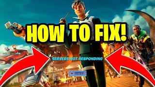 Why is Fortnite Servers Down How to Fix Fortnite Servers Not Responding [upl. by Lledniw]